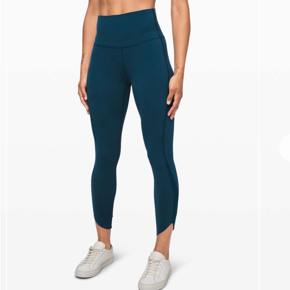Lululemon Align Pant 25" Petal Night Diver Turquoise 2